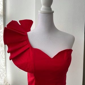 Beautiful vibrant color red